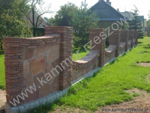 Mur ogrodzeniowy (piaskowiec)